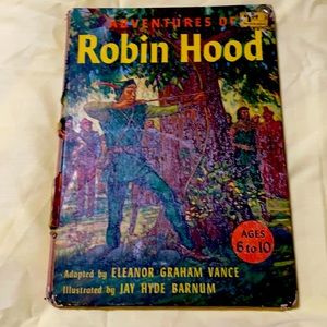 1953 Robin Hood hardcover Children’s book. 66 pages, collectors item.